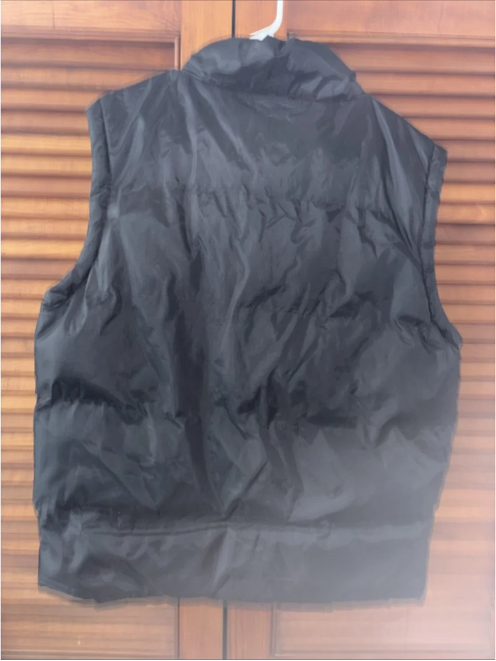 US Polo Association USPA Logo Black Puffer Vest Men's Large